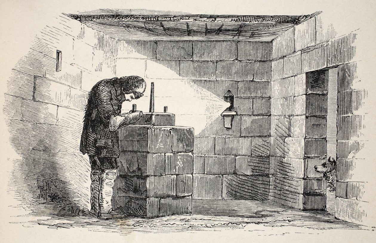 वेधशाला का आंतरिक भाग, 1859 द्वारा वाल्टर विलियम मे