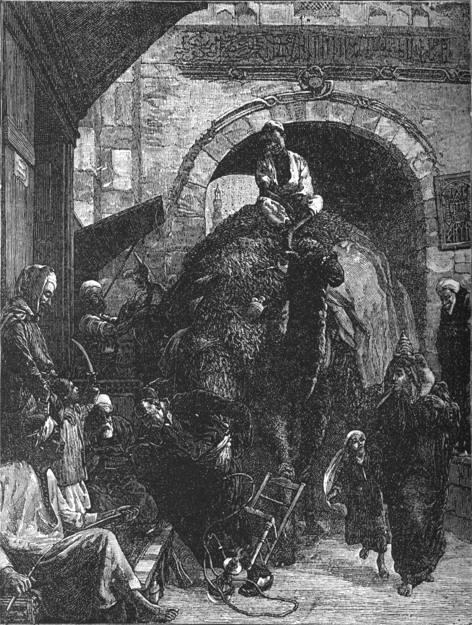 काइरो में एक नैरो वे, c1882 द्वारा वाल्टर चार्ल्स हॉर्सले