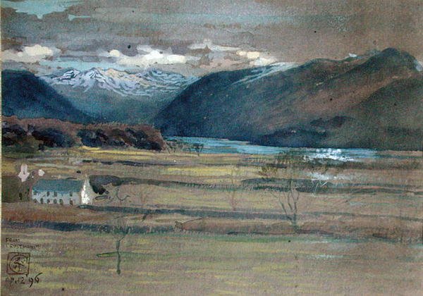 Derwent Water, Crosthwaite . से द्वारा वाल्टर क्रेन