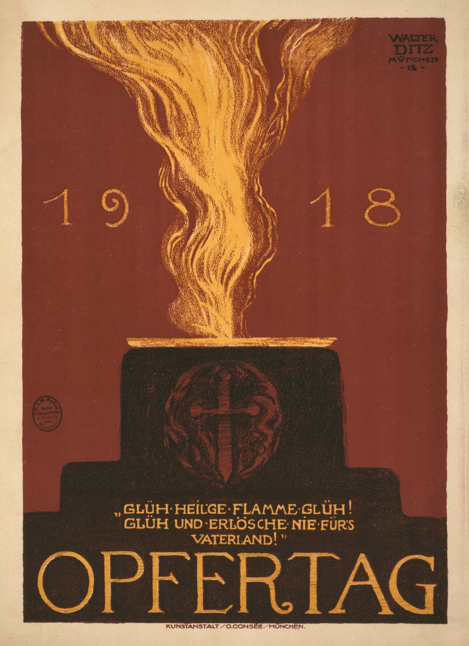 1918 बलिदान दिवस बलिदान दिवस, 1918। द्वारा वाल्टर डिट्ज