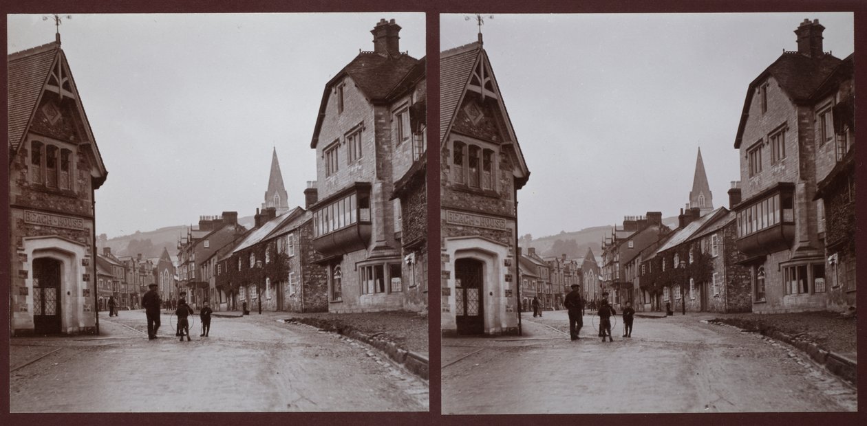 फोर स्ट्रीट, बीयर, ईस्ट डेवोन, डेवोन, 1913। द्वारा वाल्टर एडवर्ड ज़ेटमायरी