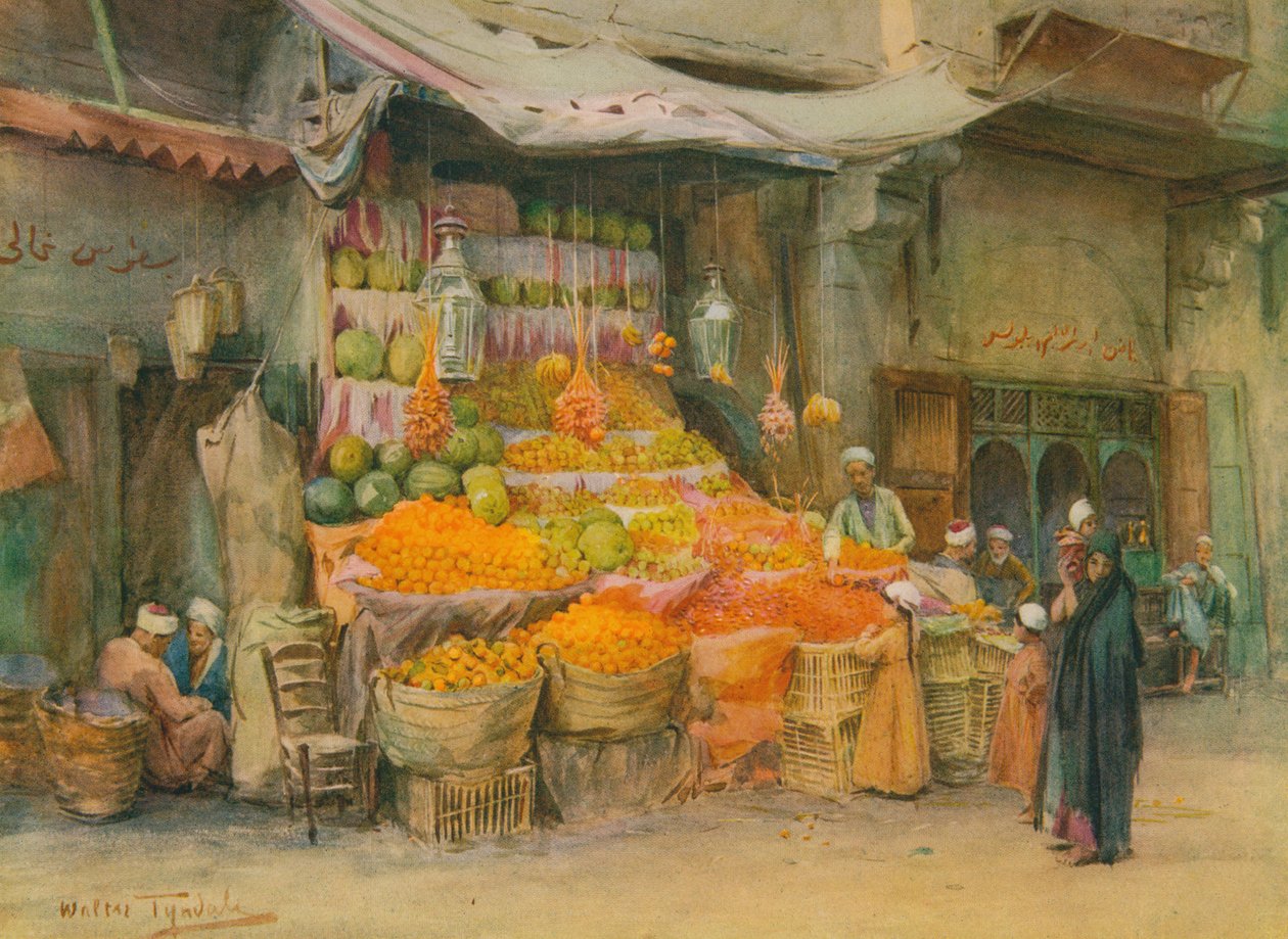 ए फल-स्टाल एट बुलक, c1905, 1912 द्वारा वाल्टर फ्रेडरिक रूफ टाइंडेल
