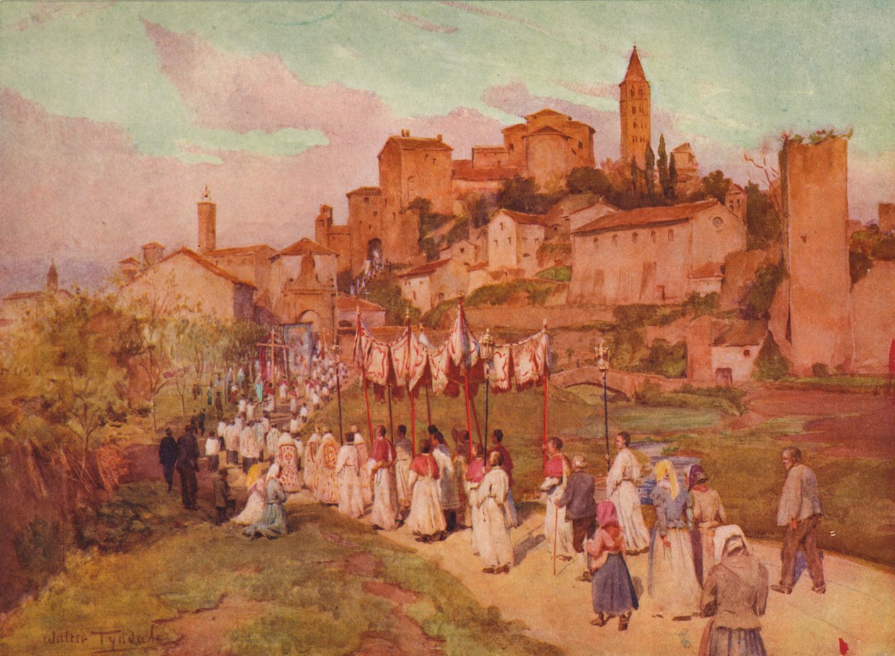 Viterbo में के शरीर 1913 c1900 द्वारा वाल्टर फ्रेडरिक रूफ टाइंडेल