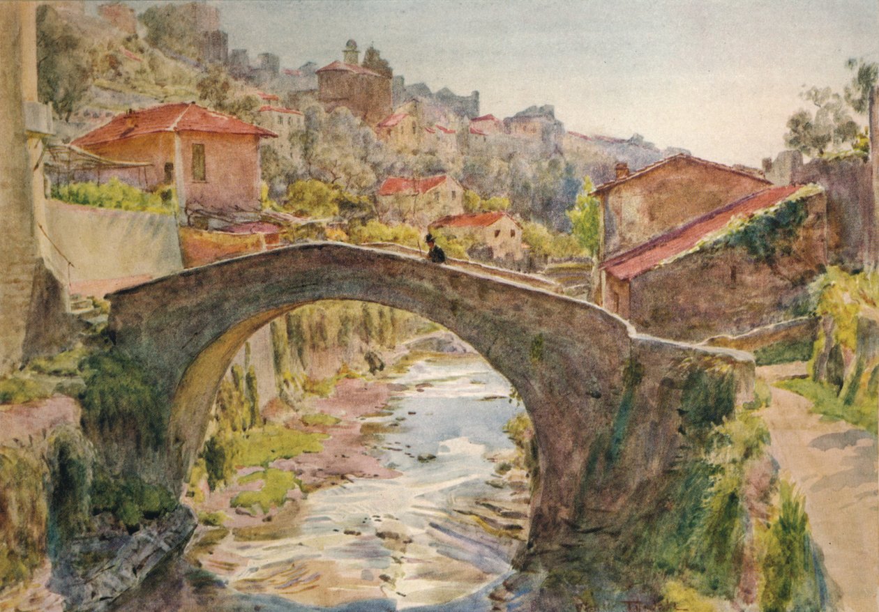 ला रोक्का, सैन रेमो, c1910, 1912 द्वारा वाल्टर फ्रेडरिक रूफ टाइंडेल