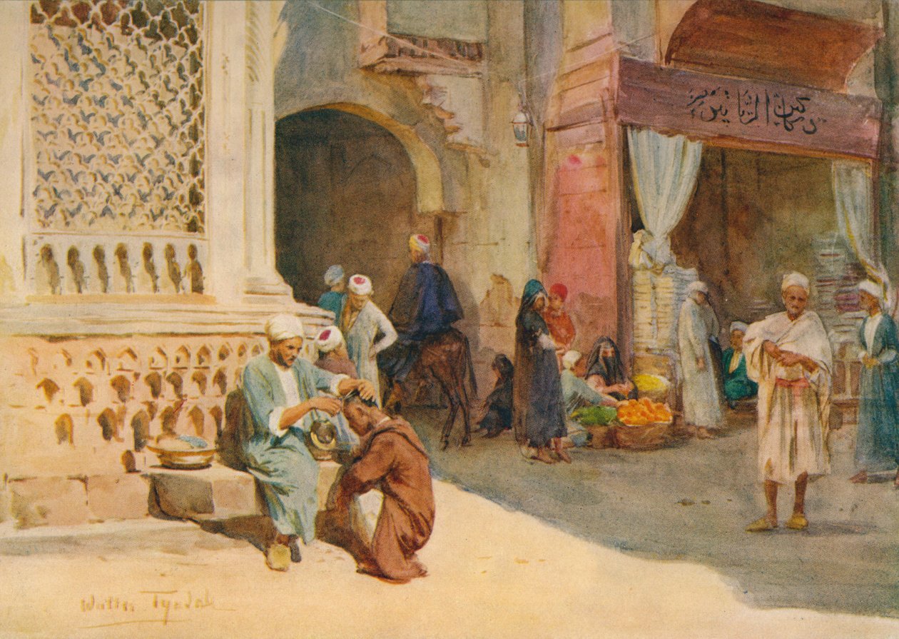 द हेयरड्रेसर, c1905, 1912 द्वारा वाल्टर फ्रेडरिक रूफ टाइंडेल