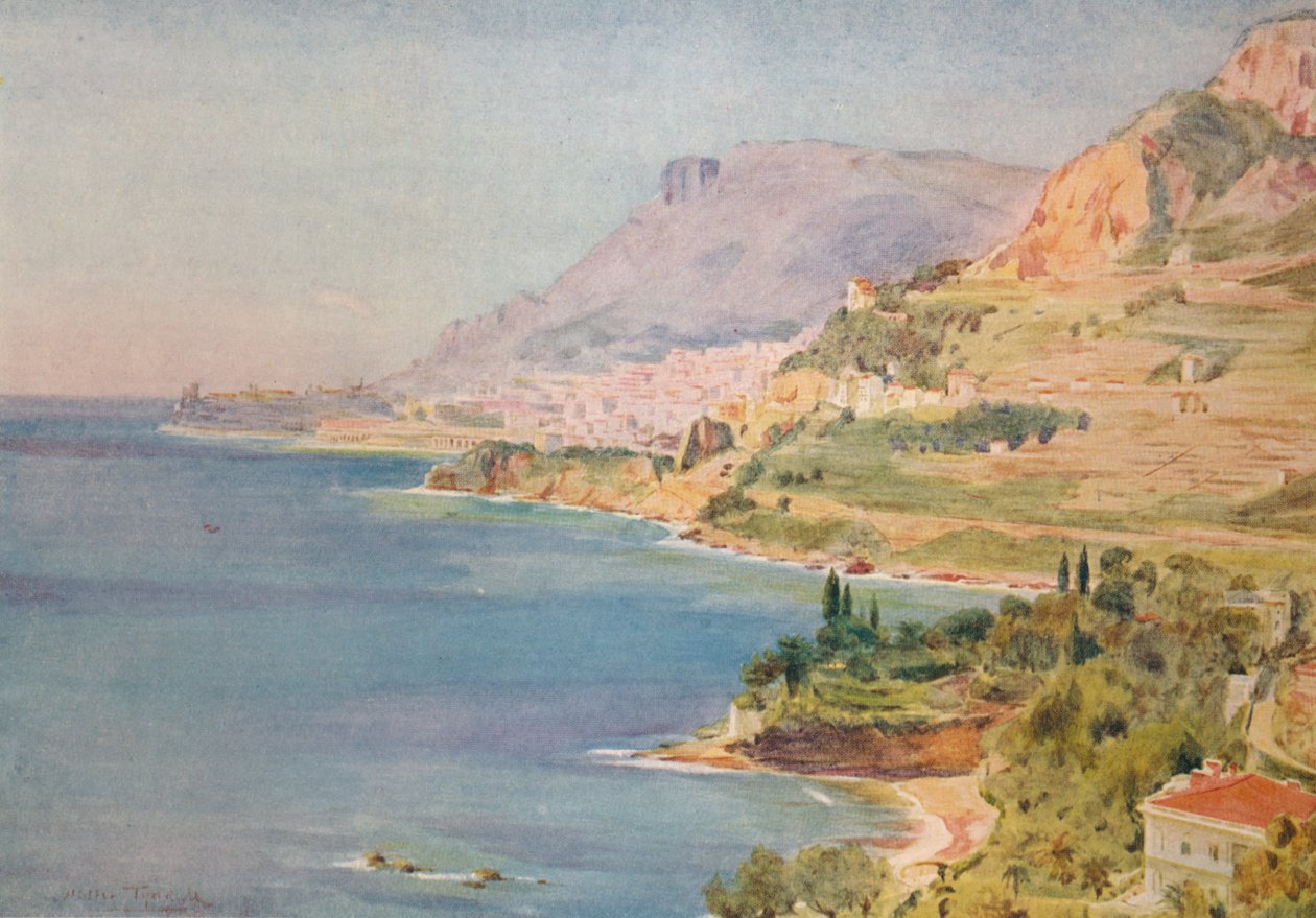 मोनाको की रियासत, c1910, 1912 द्वारा वाल्टर फ्रेडरिक रूफ टाइंडेल