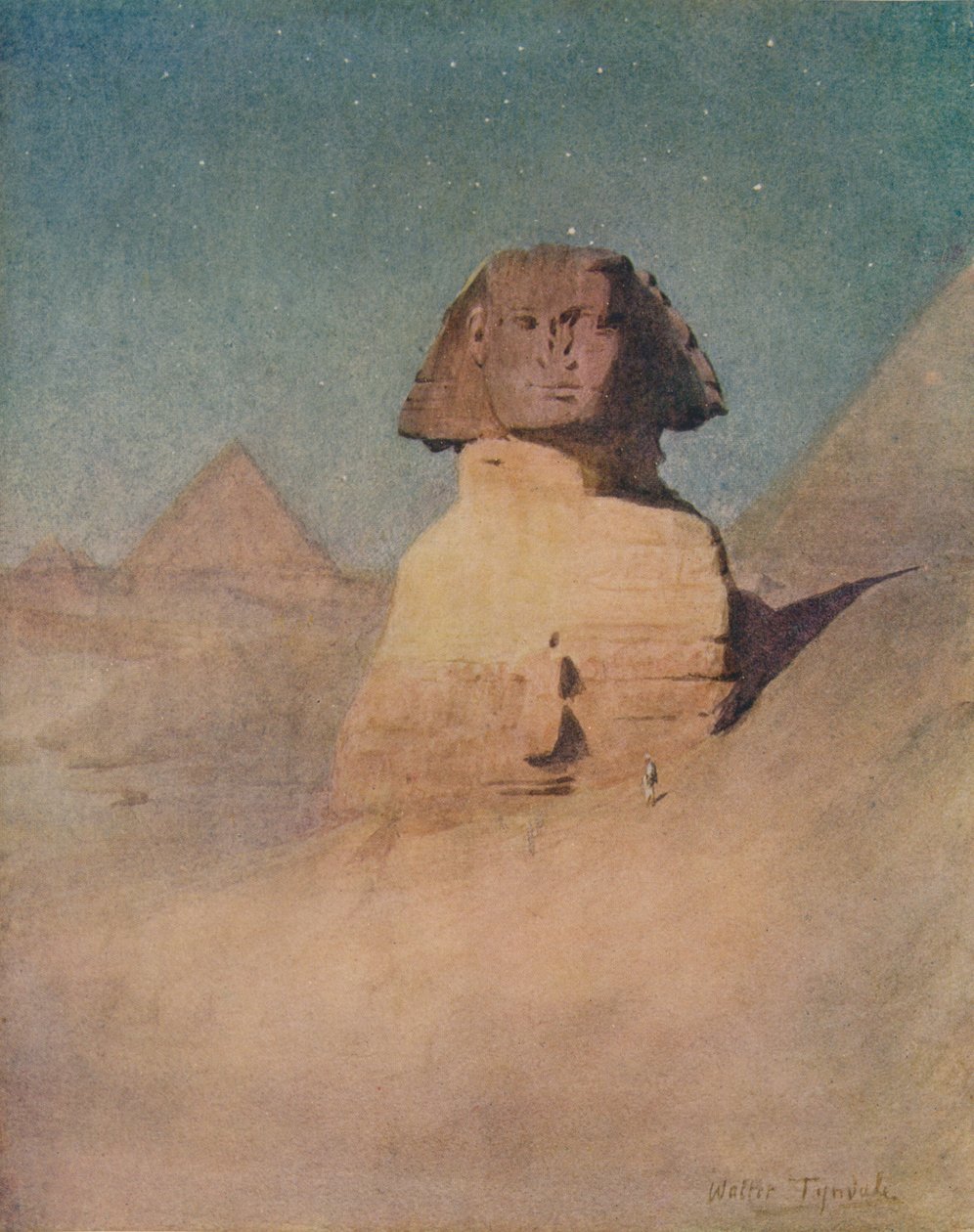 चाँदनी द्वारा स्फिंक्स, c1905, 1912 द्वारा वाल्टर फ्रेडरिक रूफ टाइंडेल