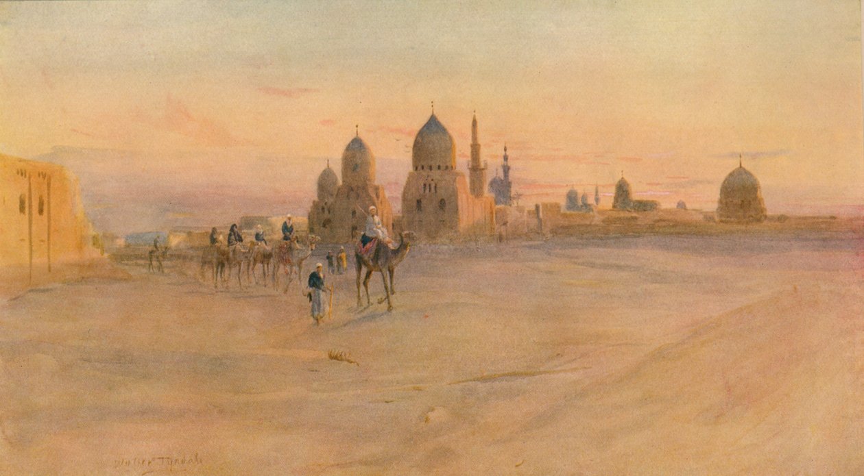 खलीफों के मकबरे, c1905, 1912 द्वारा वाल्टर फ्रेडरिक रूफ टाइंडेल
