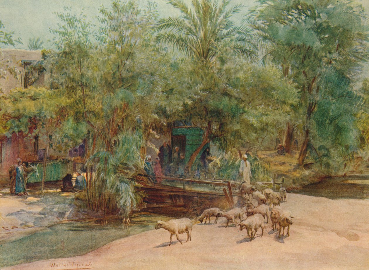 मार्ग का गाँव, c1905, 1912 द्वारा वाल्टर फ्रेडरिक रूफ टाइंडेल