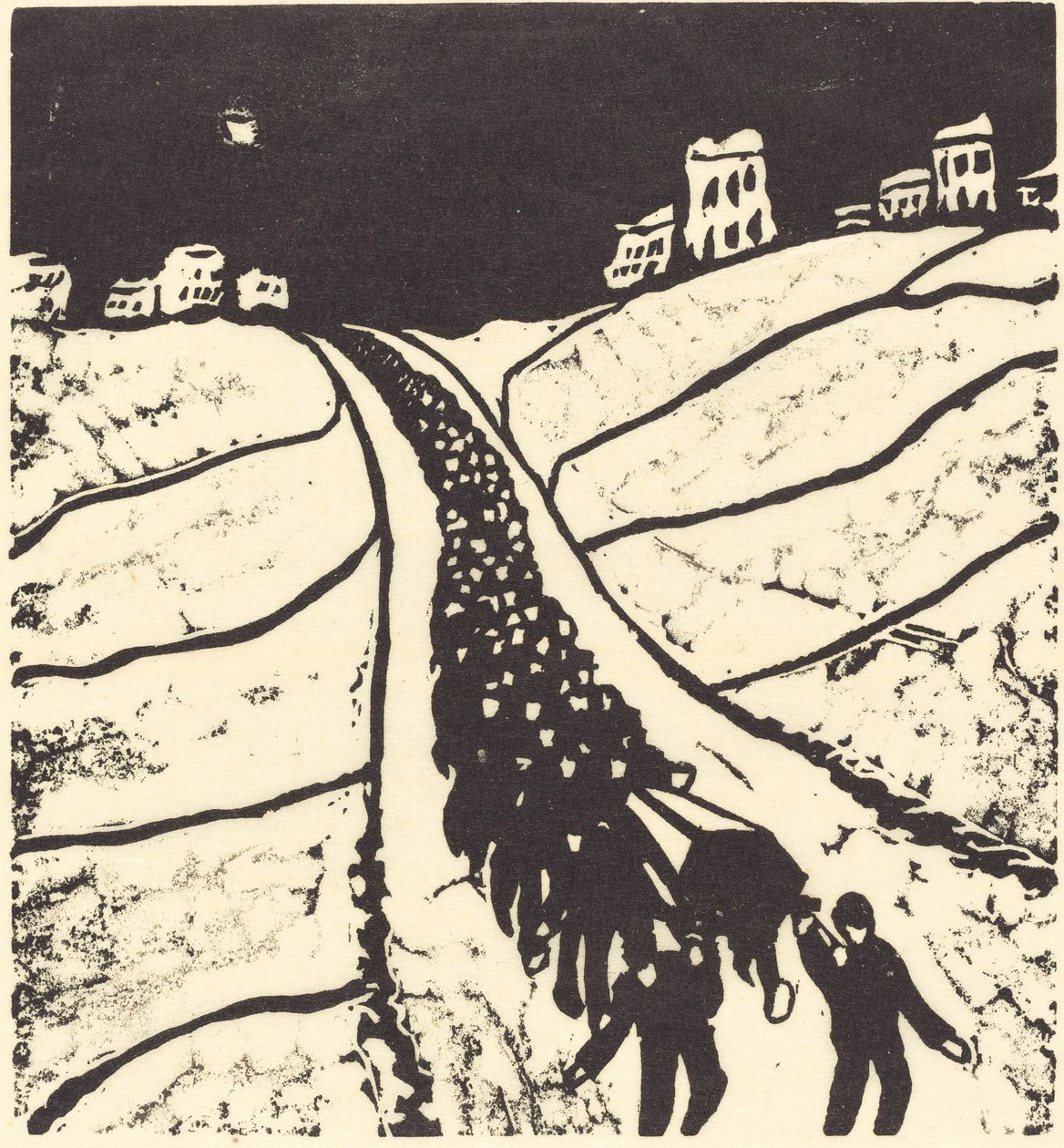 दफन दफन, 1916। द्वारा वाल्टर ग्रैमैट