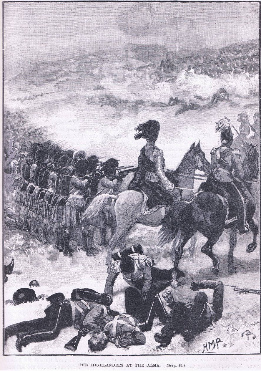 1854 ई। में हाइलैंडर्स द्वारा वाल्टर पेजेट