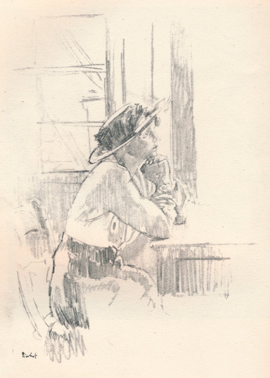 गर्ल मुसिंग, c1911 1931 द्वारा वाल्टर रिचर्ड सिकर्ट