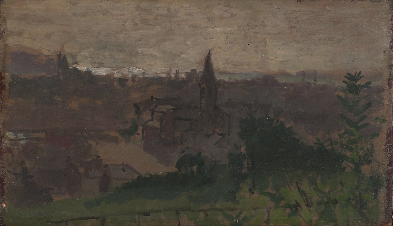 Eglise du Pollet के साथ Dieppe का दृश्य, c.1890 द्वारा वाल्टर रिचर्ड सिकर्ट
