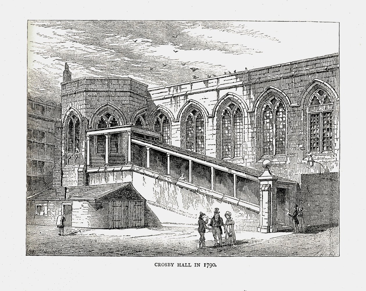 1790, 1878 में क्रॉसबी हॉल द्वारा वाल्टर थॉर्नबरी
