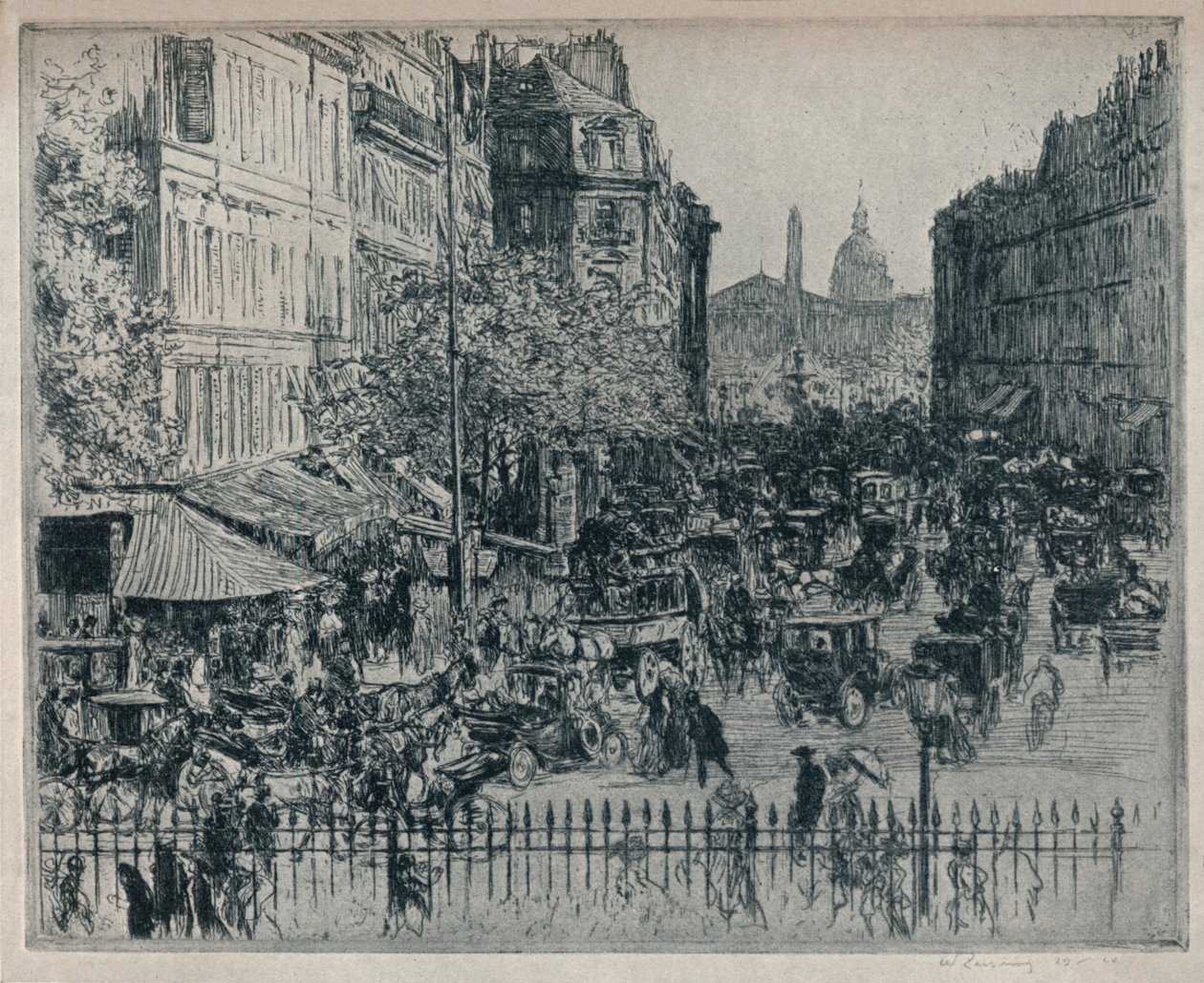 रुए रोयाले, पेरिस, c1913 द्वारा वाल्टर ज़ीजिंग