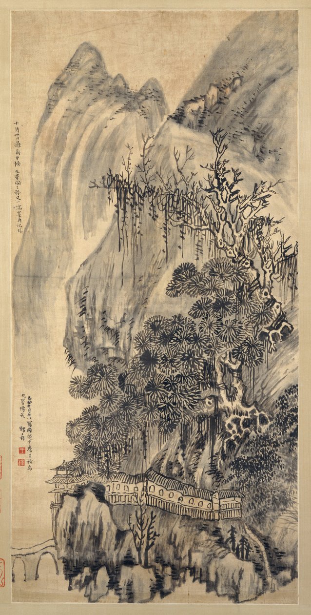 लैंडस्केप, दिनांक 1649। द्वारा वांग डुओ