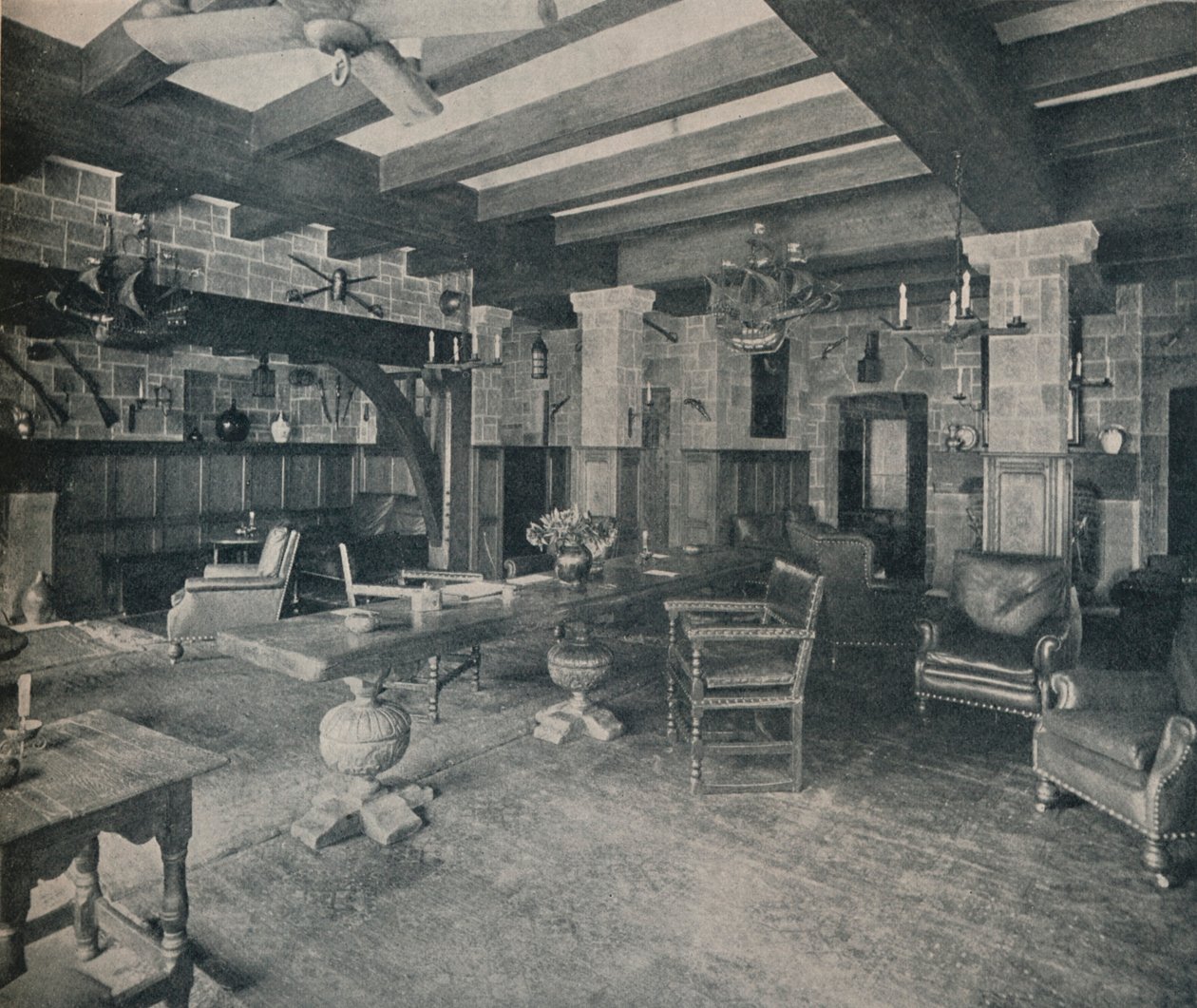 द बुकेनेर रूम, कार्लाइल क्लब, पिकाडिली, 1915 द्वारा वारिंग और गिलो