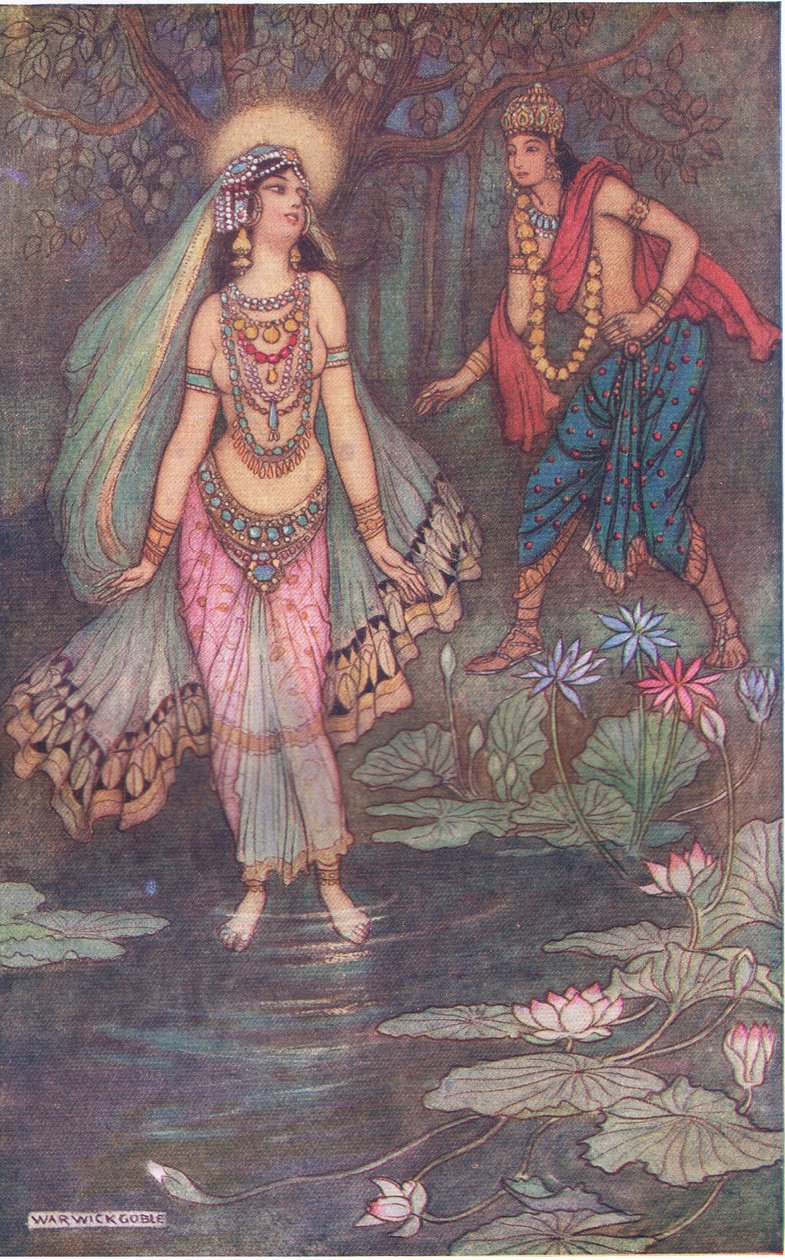 शांतनु देवी गंगा से मिलते हैं द्वारा वारविक गोबल