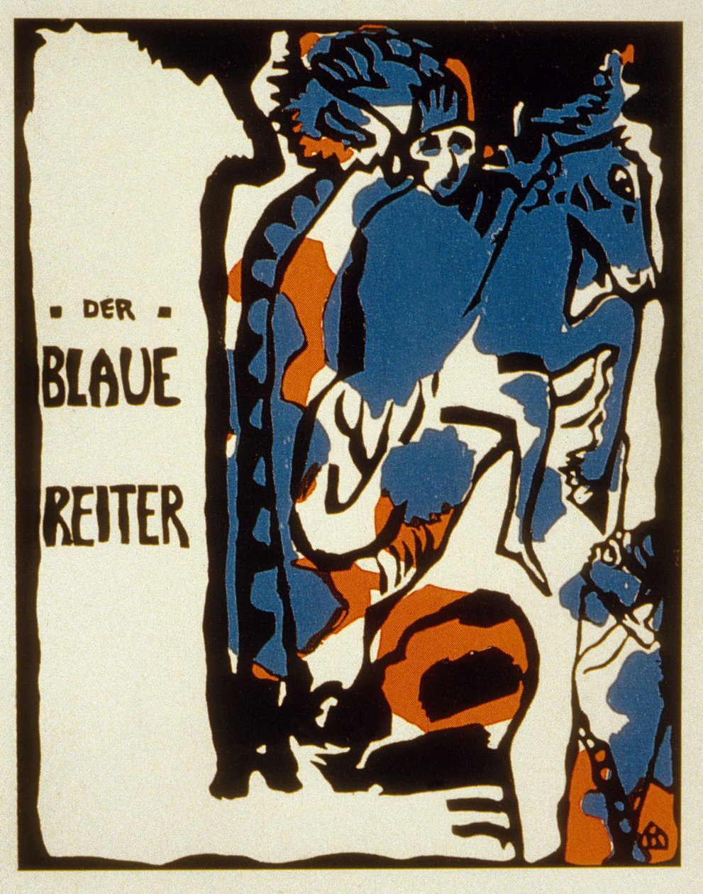 Blaue Reiter almanac का कवर, 1912 रंग लिथो द्वारा वासिली कैंडिंस्की