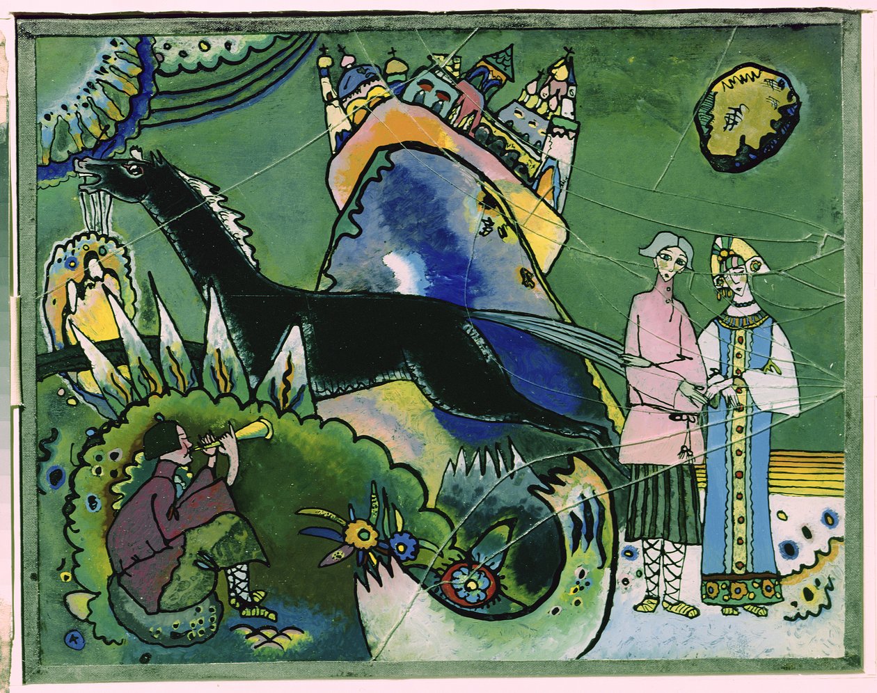 गोल्डन क्लाउड, 1918 द्वारा वासिली कैंडिंस्की