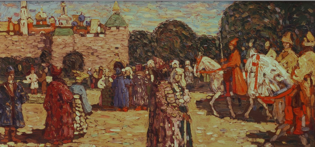 रविवार, पुराना रूस, 1904 द्वारा वासिली कैंडिंस्की