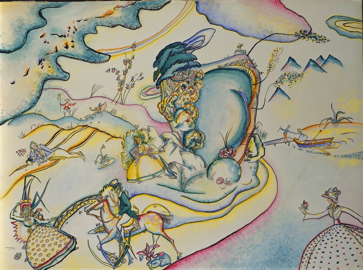 तपस्वी द्वारा वासिली कैंडिंस्की