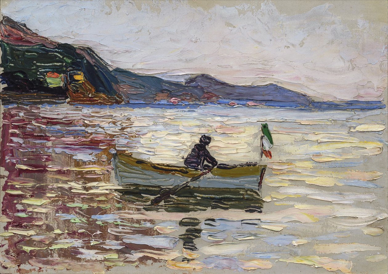 Rapallo। बोट ऑन द सी, 1906 द्वारा वासिली कैंडिंस्की