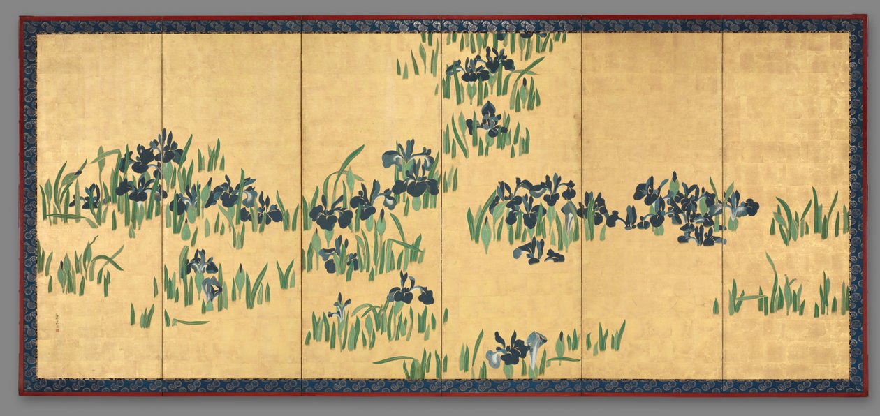 इरिसेज़, 1700s। द्वारा वतनबे शिको