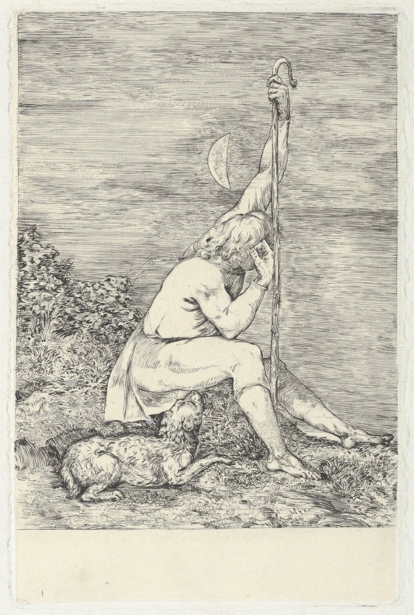 चरवाहा, 1828। द्वारा वेल्बी शेरमेन