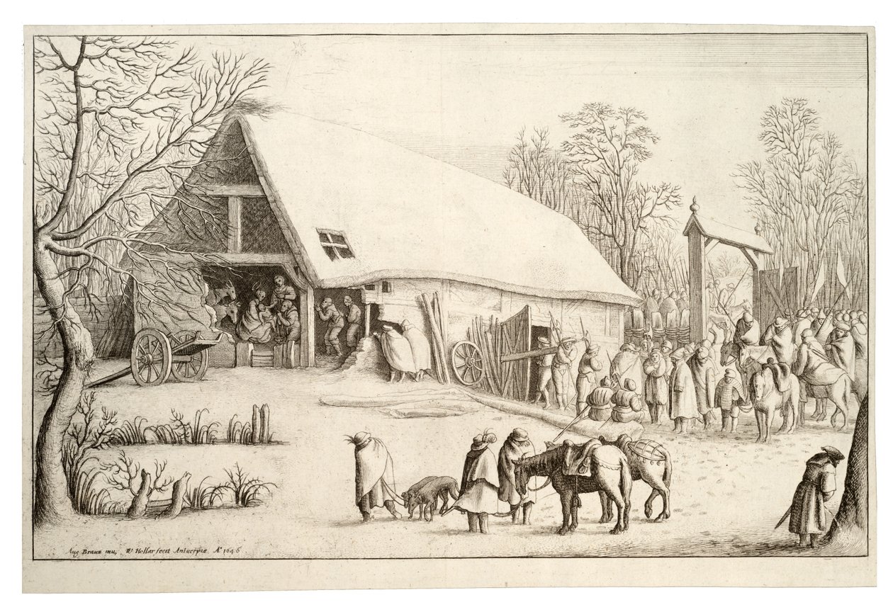 राजाओं की आराधना द्वारा Wenceslaus Hollar