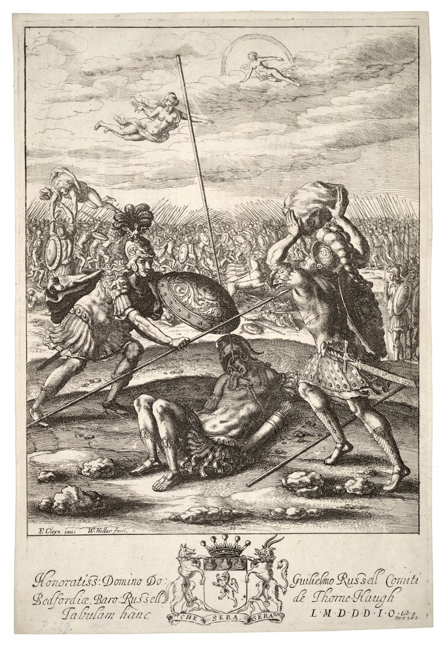 Aeneas और Diomedes द्वारा Wenceslaus Hollar