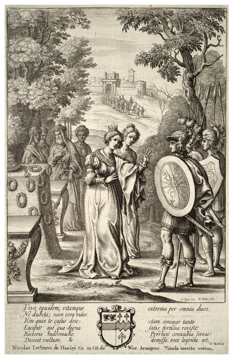 एनेसिस एंड्रोमैचे से मिलता है। राज्य २ द्वारा Wenceslaus Hollar