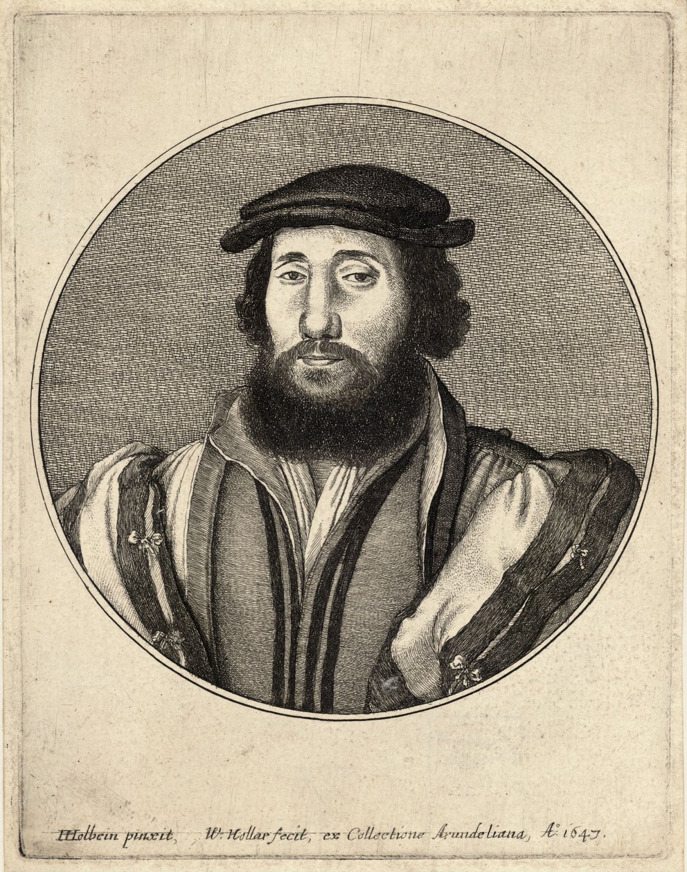 दाढ़ी वाला आदमी द्वारा Wenceslaus Hollar