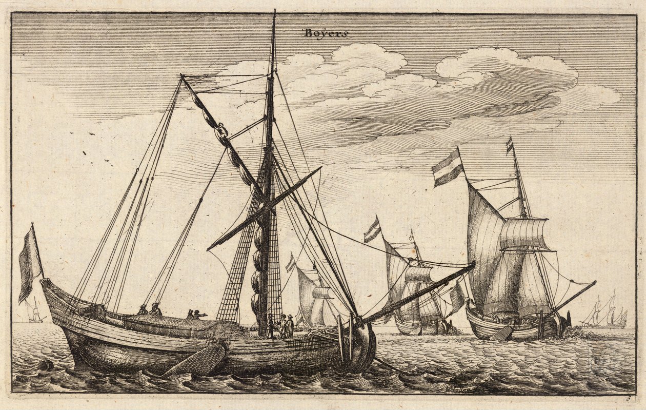 Boiers। राज्य २ द्वारा Wenceslaus Hollar
