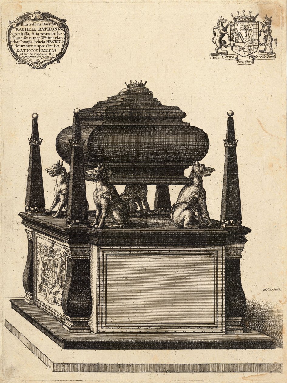 बॉर्चियर (स्मारक)। राज्य १ द्वारा Wenceslaus Hollar