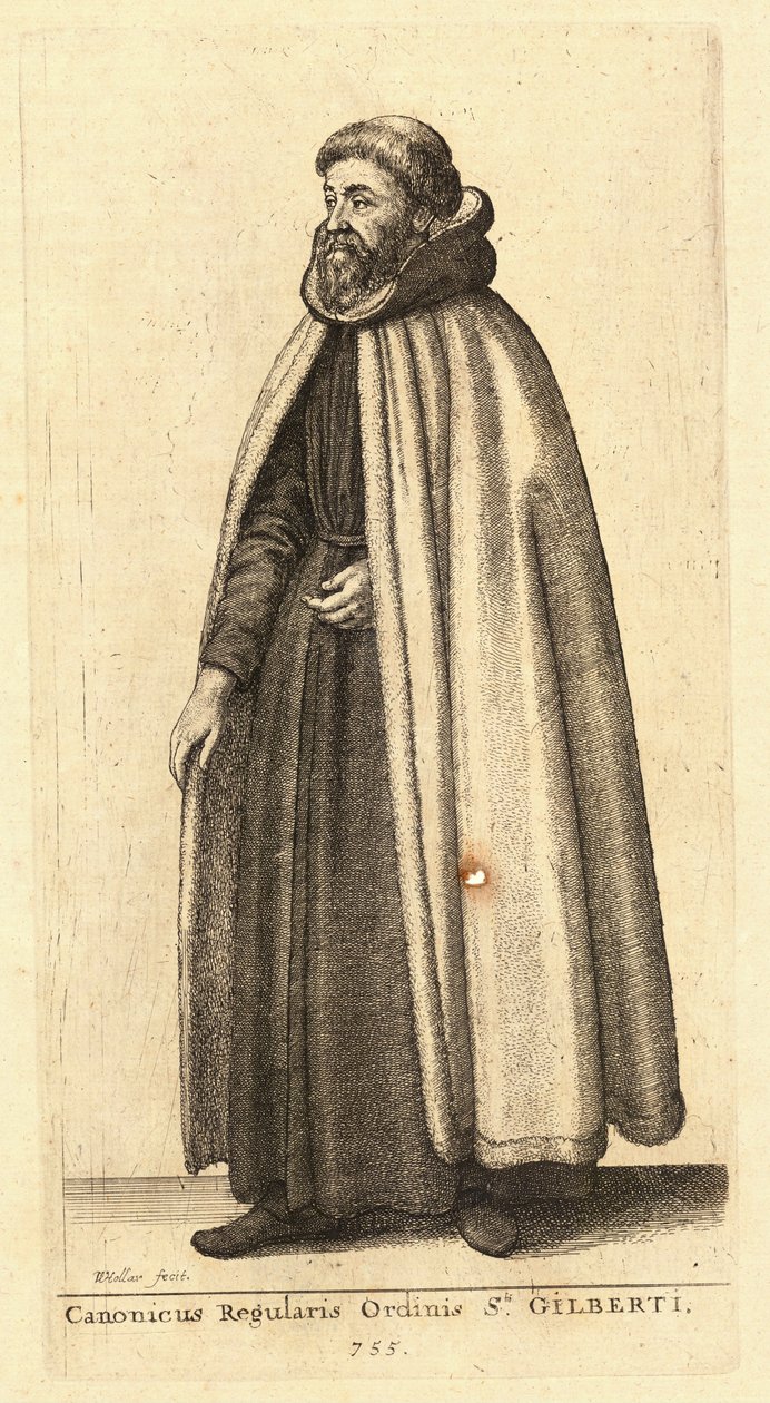 सेंट कैनन आदेश Gilberti द्वारा Wenceslaus Hollar