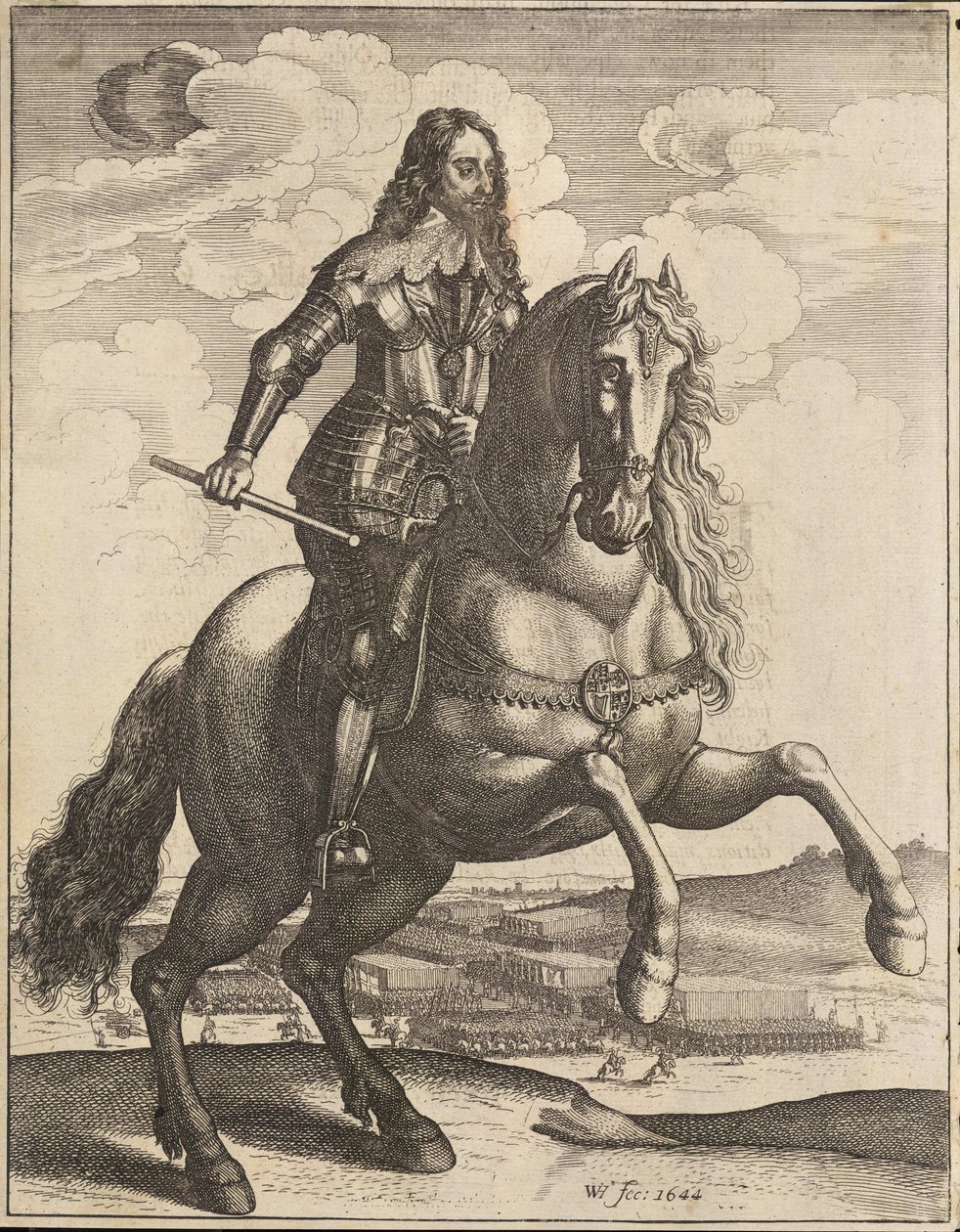 चार्ल्स आई। राज्य ३ द्वारा Wenceslaus Hollar