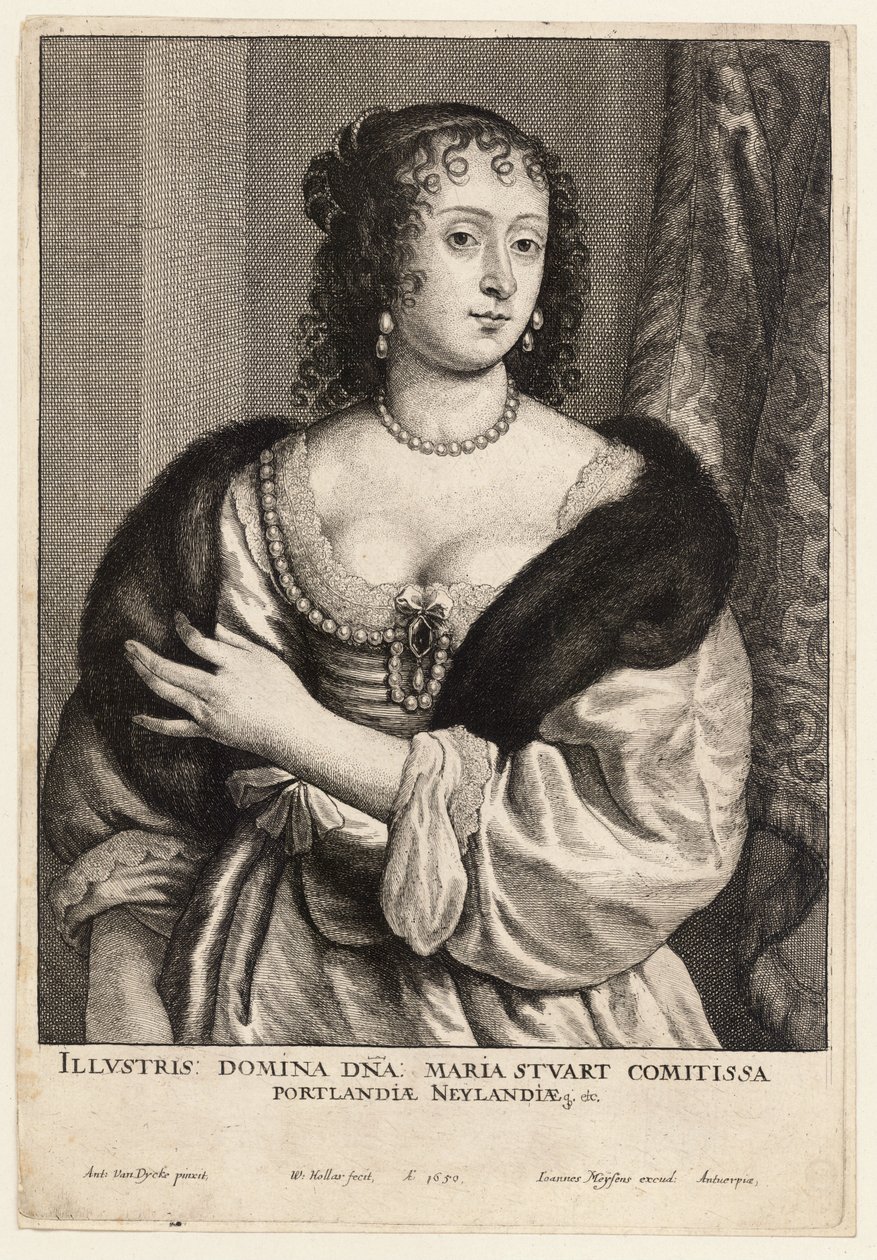 पोर्टलैंड की गिनती द्वारा Wenceslaus Hollar