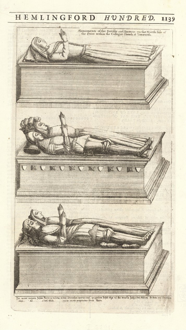 फ्रीविल और फेरर्स (स्मारक) द्वारा Wenceslaus Hollar
