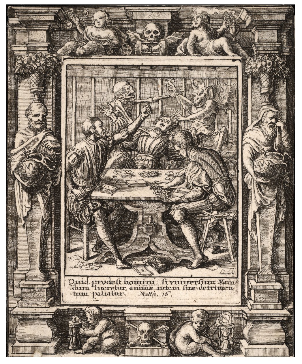 gamesters द्वारा Wenceslaus Hollar