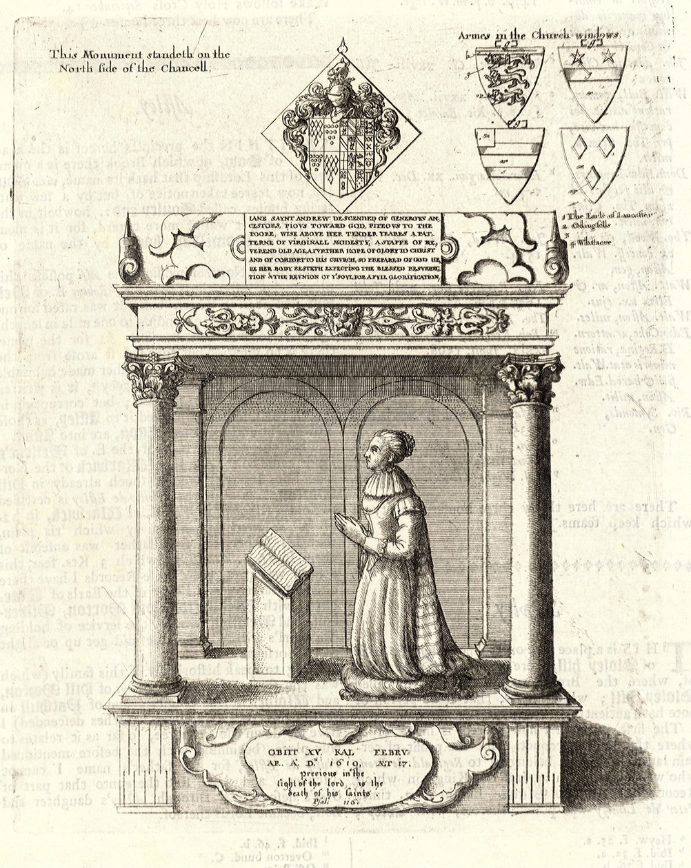 जेन सेंट एंड्रयू (स्मारक)। राज्य २ द्वारा Wenceslaus Hollar