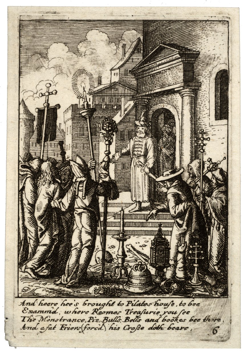 पीलातुस से पहले यीशु द्वारा Wenceslaus Hollar