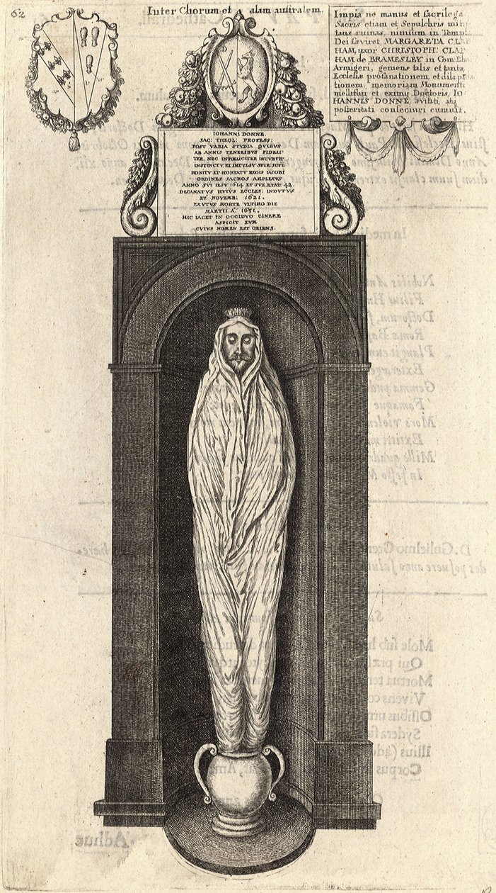 जॉन डोने (स्मारक) द्वारा Wenceslaus Hollar
