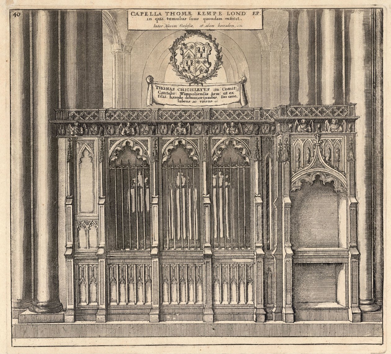 केम्पे (स्मारक) द्वारा Wenceslaus Hollar