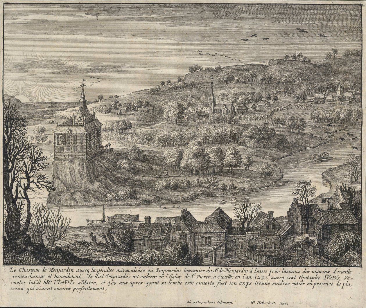 Monjardin। राज्य १ द्वारा Wenceslaus Hollar