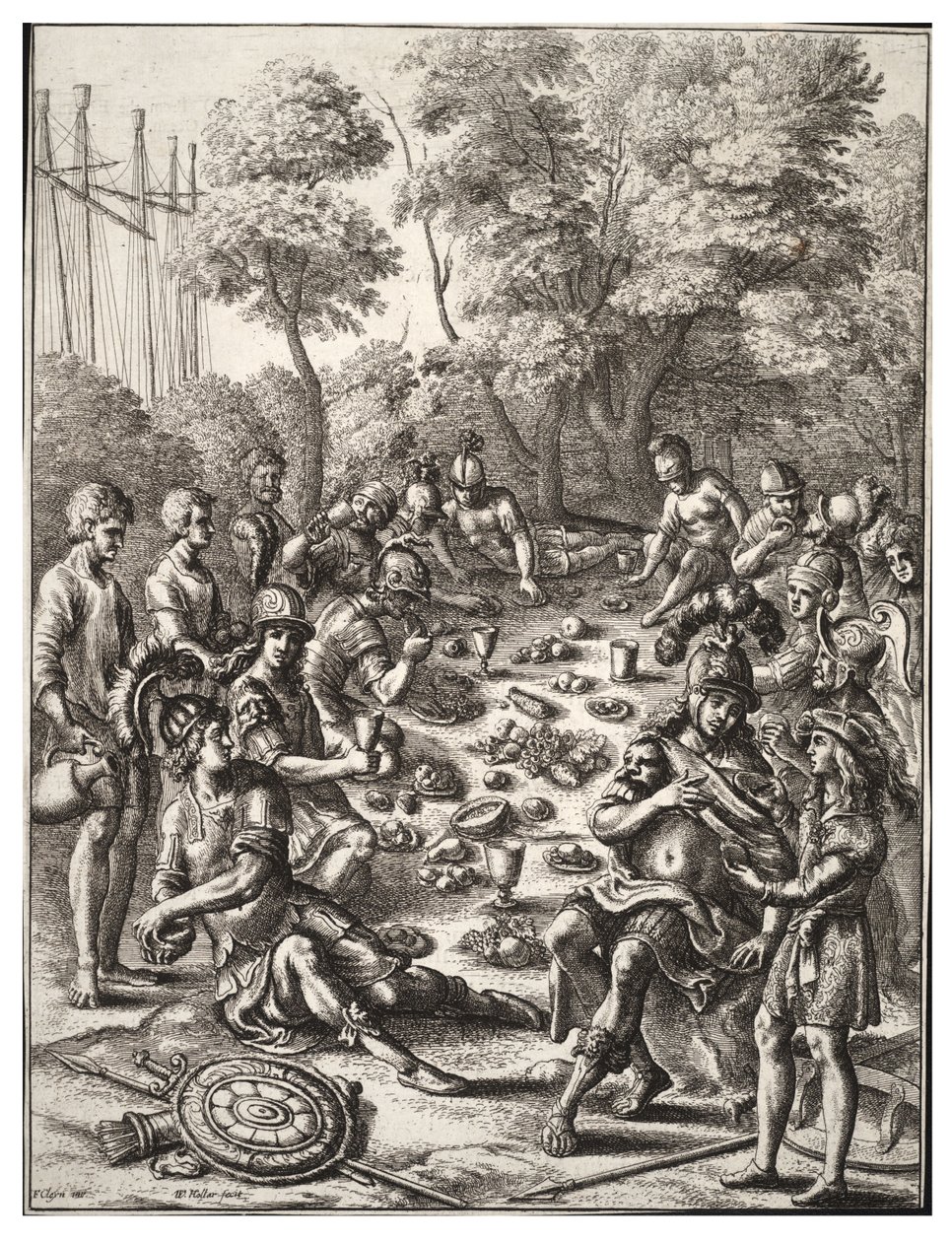 जूलियन राजवंश की समीक्षा। राज्य २ द्वारा Wenceslaus Hollar