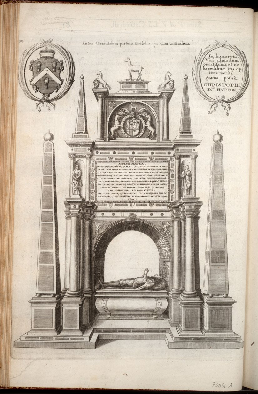 सर क्रिस्टोफर हटेन द्वारा Wenceslaus Hollar