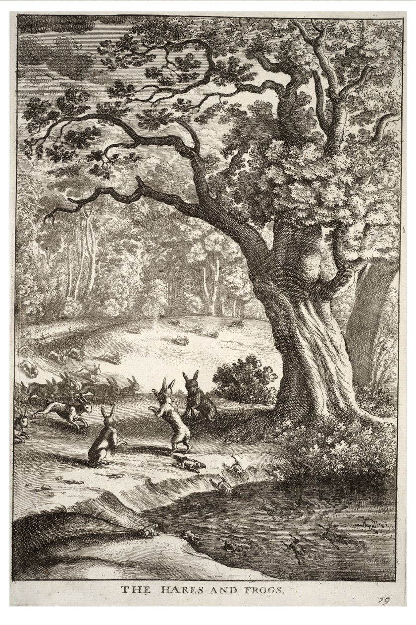 हार्स और मेंढक द्वारा Wenceslaus Hollar