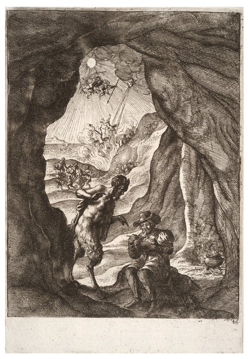 व्यंग्य और यात्री। राज्य २ द्वारा Wenceslaus Hollar