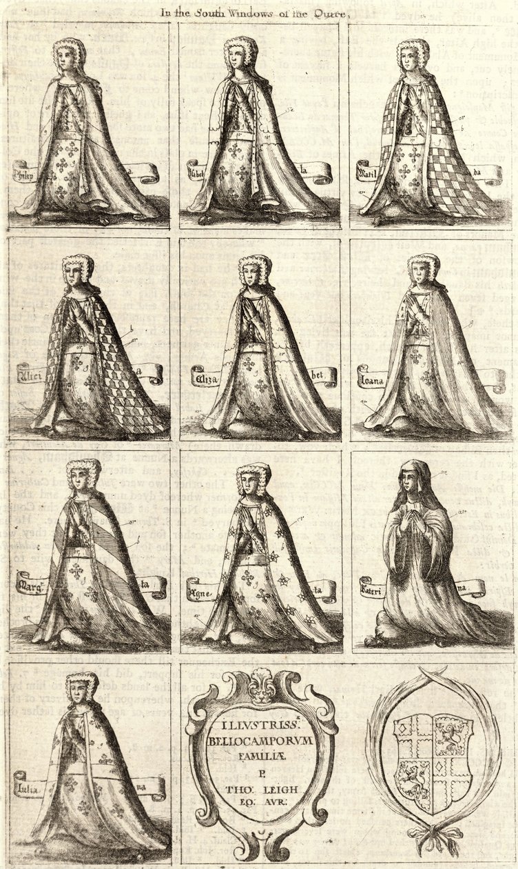 वारविक (सना हुआ ग्लास) द्वारा Wenceslaus Hollar